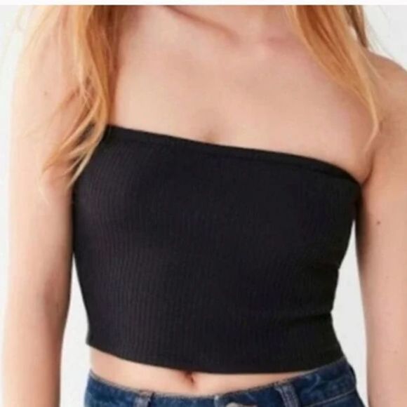 NWOT RED TOP SHOP RIBBED TUBE TOP , BANDEAU SIZE 2 - Picture 7 of 7